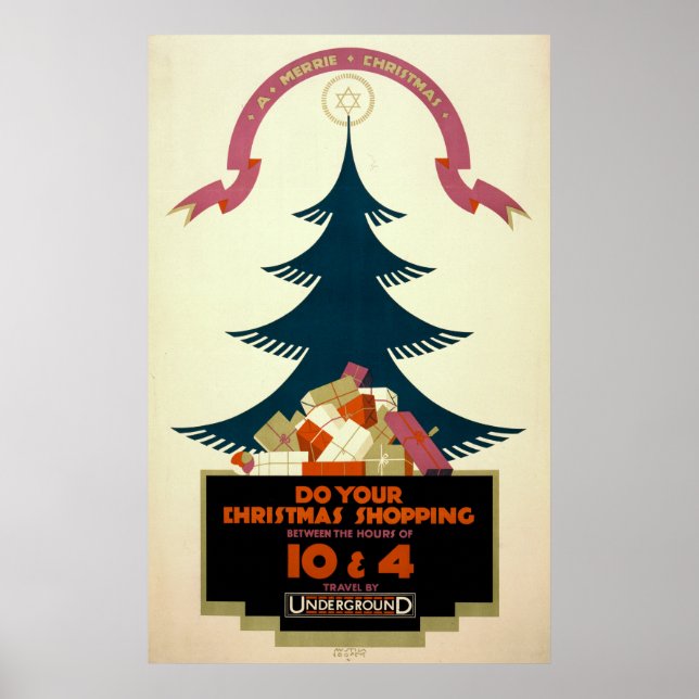 Póster Poster Que Promueve Viajes Por El Metro De Londres (Frente)
