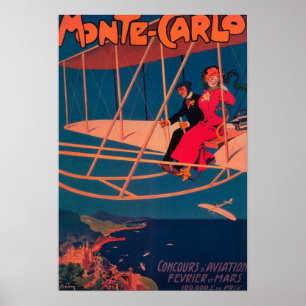 Póster Poster que se divierte de la aviación