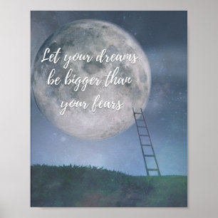 Póster Poster - Que tus sueños sean más grandes que tus m