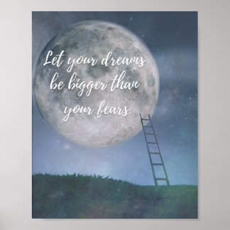 Póster Poster - Que tus sueños sean más grandes que tus m