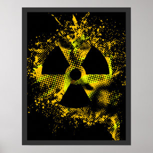 Póster Poster radiactivo de la apocalipsis $17,95