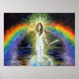 Póster Poster radiante de la novia