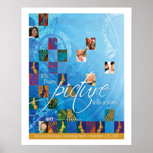 Póster Poster radiológico nacional 2008 de la semana de