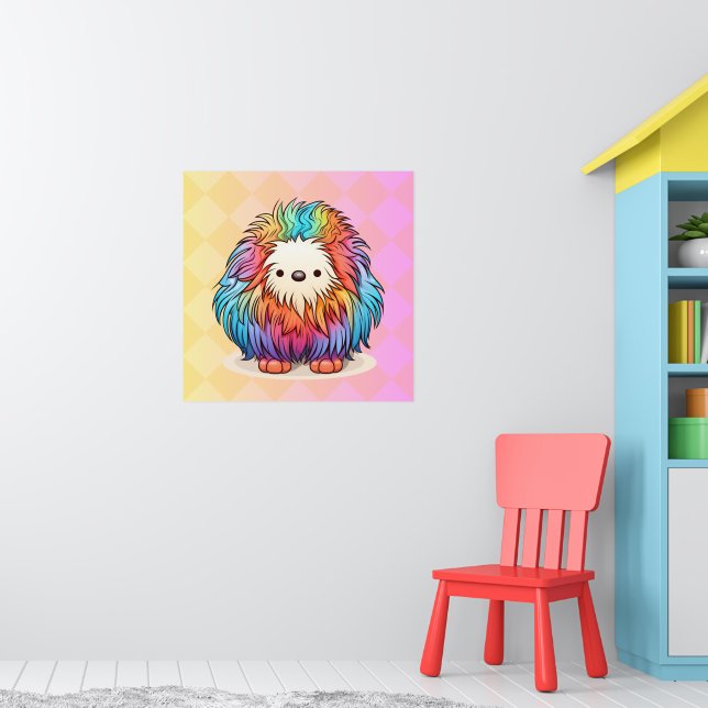 Póster Poster Rainbow Yeti (Guardería 1)