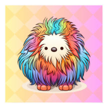 Poster Rainbow Yeti