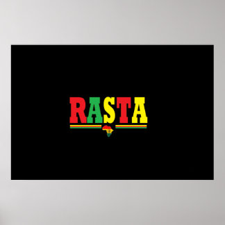 PÓSTER POSTER RASTA REGGAE
