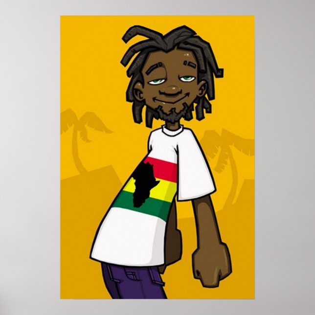 Póster Poster rastafari (Frente)
