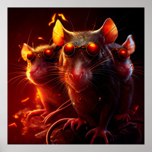 Póster Poster rat