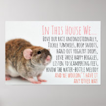 Poster Rat Lover