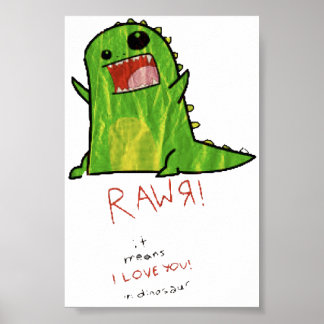 PÓSTER POSTER RAWR