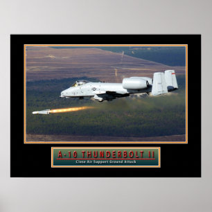Póster Poster "rayo" 24x18 de los aviones militares de
