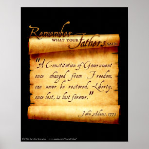 Póster Poster - recuerde lo que dijeron sus padres