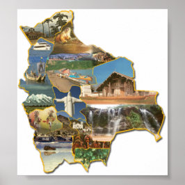 Póster Poster Recuerdo de Bolivia