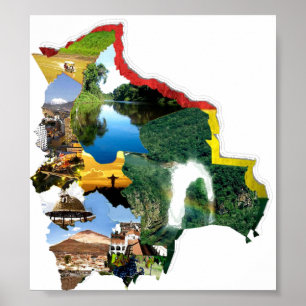 Póster Poster Recuerdo de Bolivia
