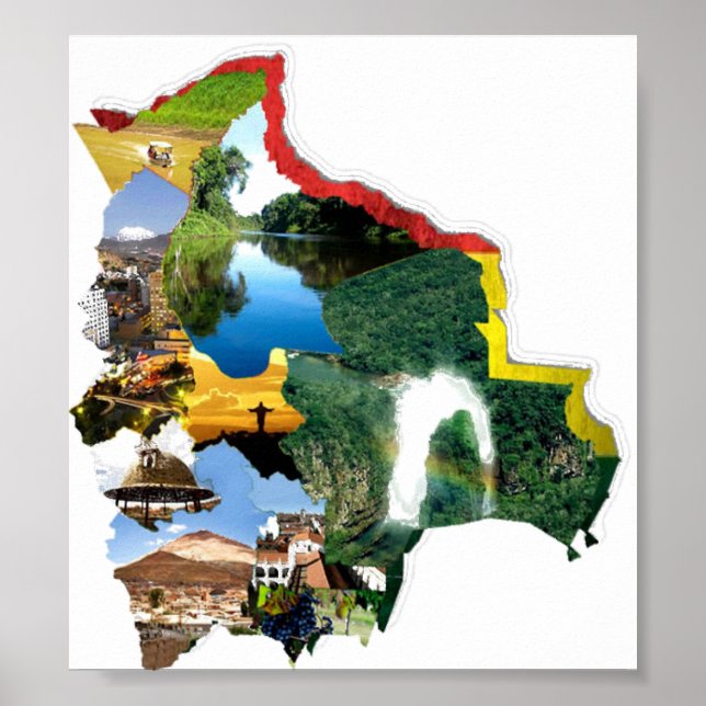 Póster Poster Recuerdo de Bolivia (Frente)