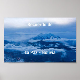 Póster Poster recuerdo de La Paz