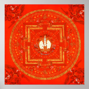 Póster Poster Red Chenrezig