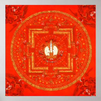 Póster Poster Red Chenrezig