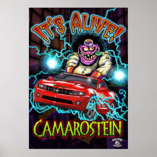 Póster Poster Red Chevy Camaro SS