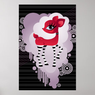 Póster Poster Red Hot Deerie 24x36