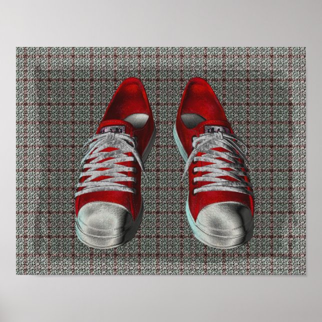 Póster Poster Red Hot Sneakers (Frente)