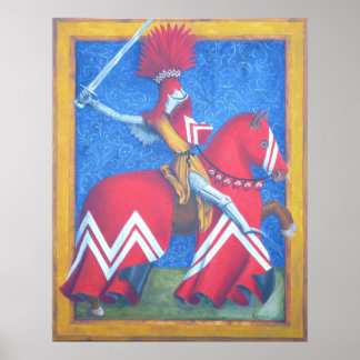 Póster Poster Red Knight