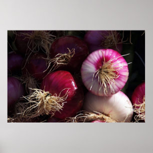 Póster Poster Red Onions