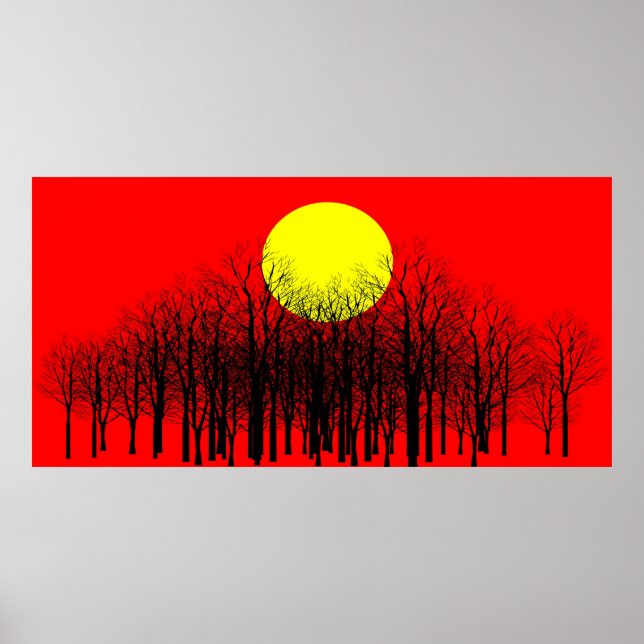 Póster Poster Red Sunset (Frente)
