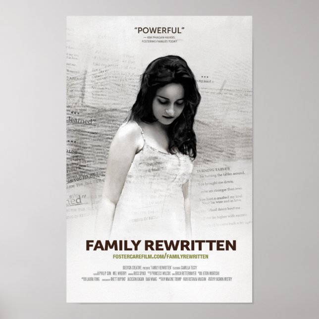 Póster Poster reescrito familia (Frente)