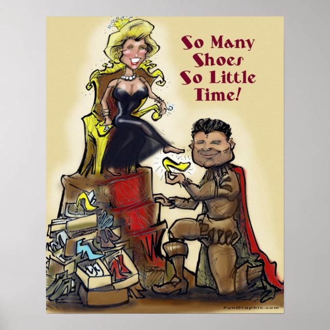 Póster Poster Reina de zapatos (Frente)