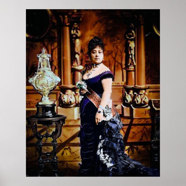 Póster Poster Reina Emma 1880 (Frente)