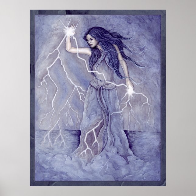 Póster Poster relámpago (Frente)