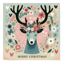 Poster “Renne de Noël“