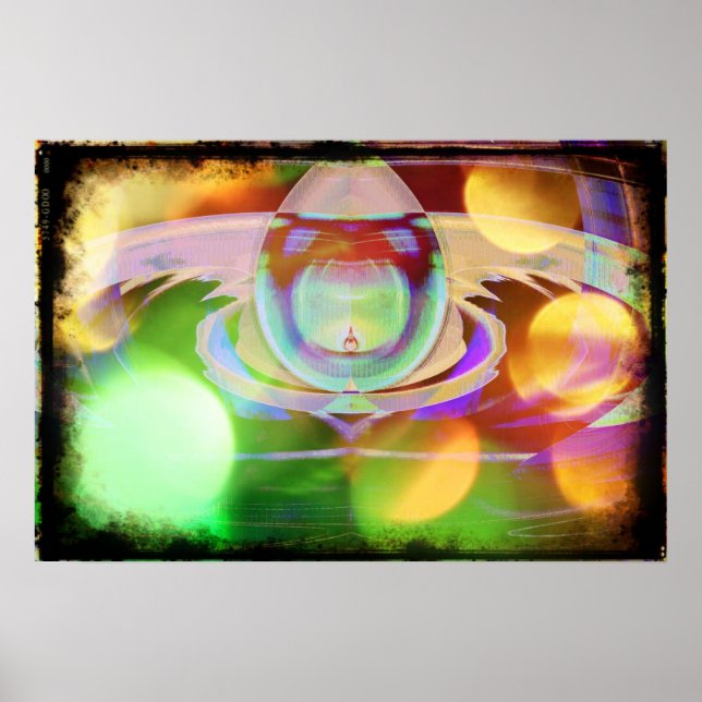 Póster Poster Resumen de la nave espacial Alien Chicken S (Frente)