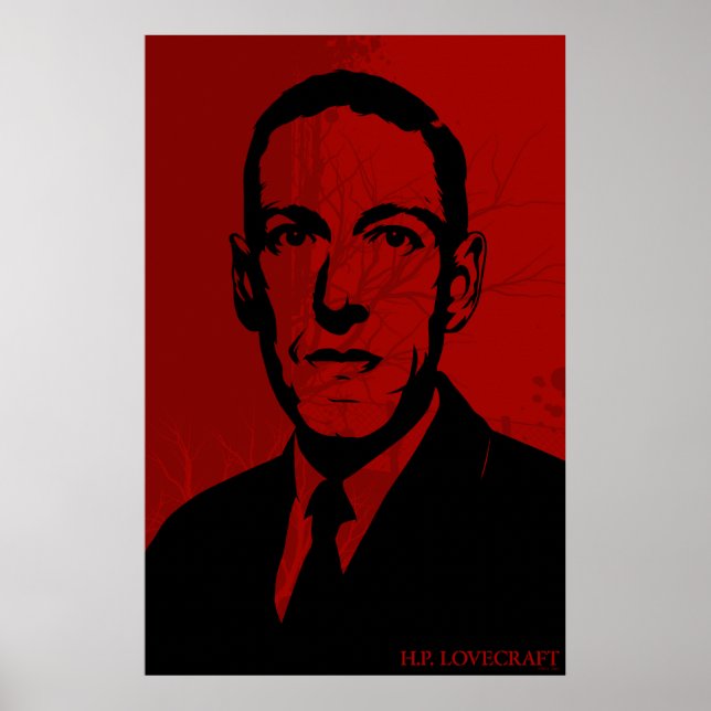 Póster POSTER retrato de HP Lovecraft (Frente)