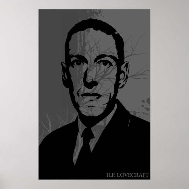 Póster POSTER retrato de HP Lovecraft (Frente)