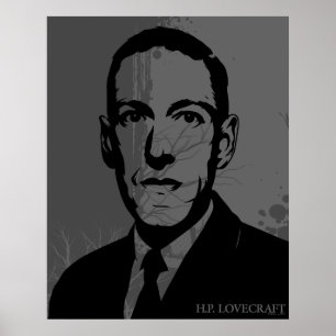 Póster POSTER retrato de HP Lovecraft