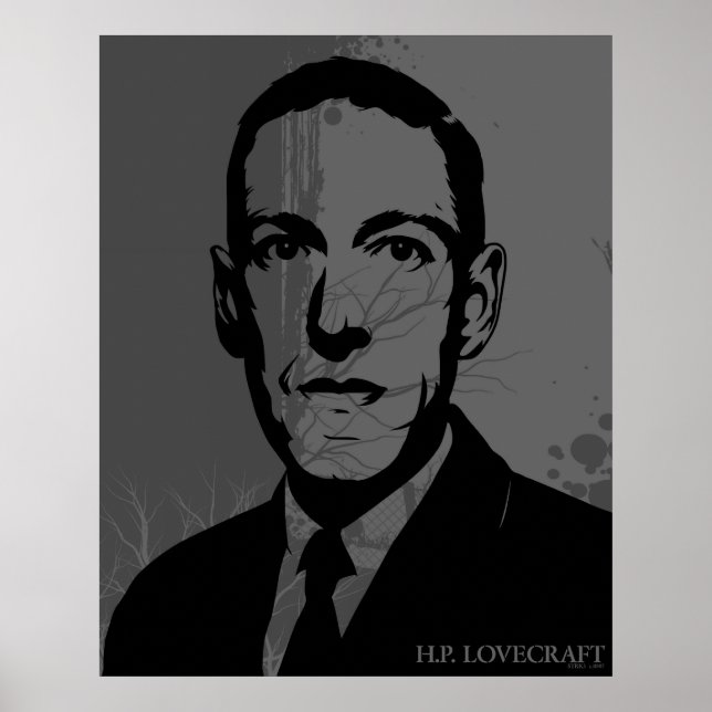 Póster POSTER retrato de HP Lovecraft (Frente)