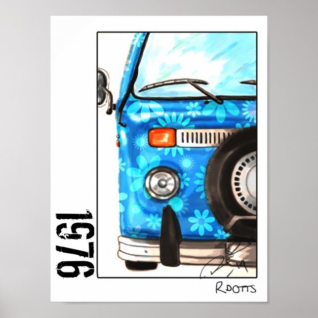 Póster Poster retro (Frente)