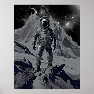 Póster Poster Retro Astronauta Dreamscape