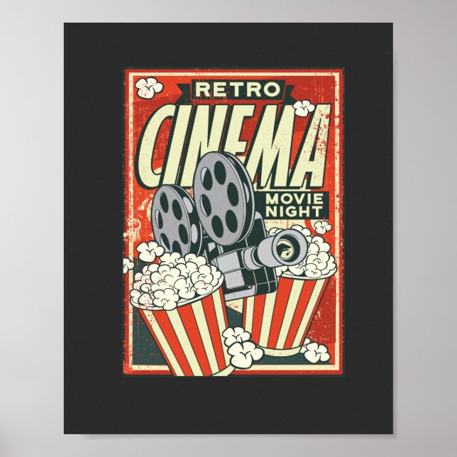 PÓSTER POSTER RETRO CINEMA (Frente)
