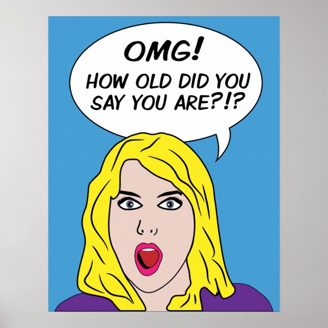 PÓSTER POSTER RETRO COMICS (Frente)