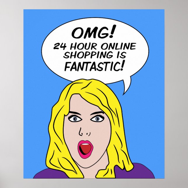 PÓSTER POSTER RETRO COMICS (Frente)