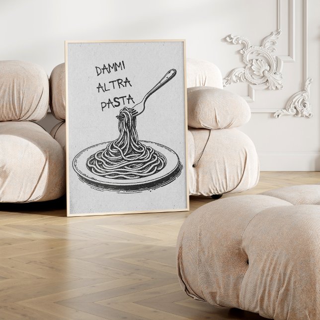 Póster Poster retro de moda de la pasta (Subido por el creador)