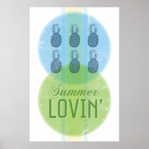 Póster Poster retro de Summer Lovin