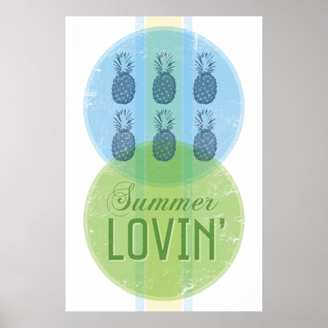 Póster Poster retro de Summer Lovin (Frente)