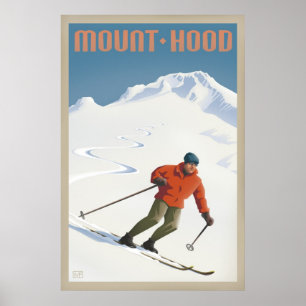 Póster Poster retro del viaje de la capilla del soporte