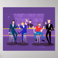 Poster Retro Gay Bar