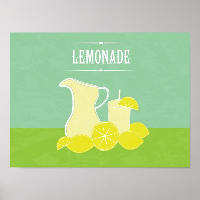 Póster Poster Retro Lemonade (Frente)