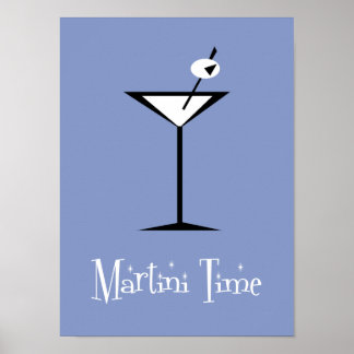 Póster Poster Retro Martini